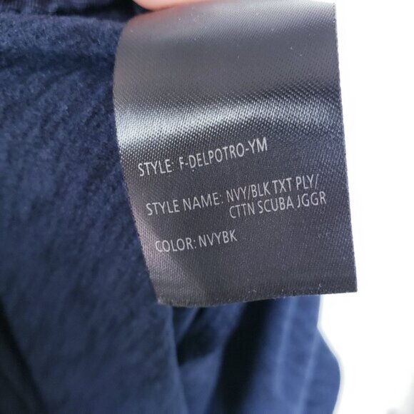 Public Record Mens Joggers Track Pants Heather Navy Blue size M - Picture 6 of 12